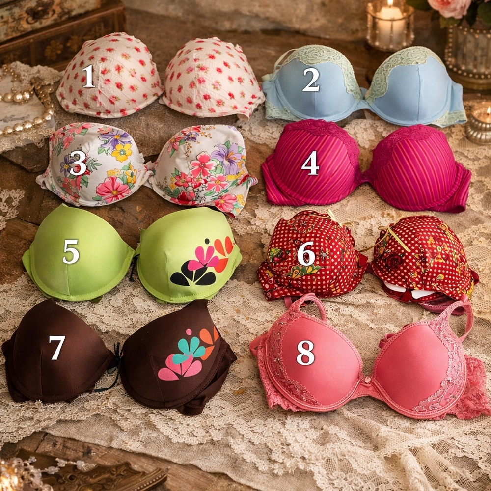 Bundle of 8 or pick any 2 Bras for $35💕 | 36B Mix & Match Lingerie Bundle - Picture 3 of 14